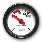 Imagen del producto VOLTIMETRO 12V BLANCO