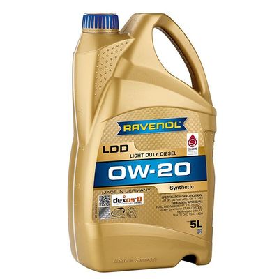 Imagen del producto ACEITE SINTETICO LDD 0W20 5 LTS.