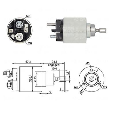Imagen del producto AUTOMATICO BOSCH 12V CHEVROLET MONZA (ZM 572)